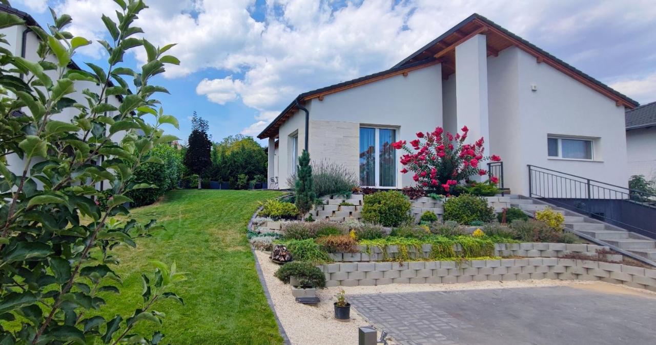 Ferienwohnung White Column House Diosd Exterior foto